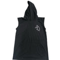 TDIM black sleeveless hoodie