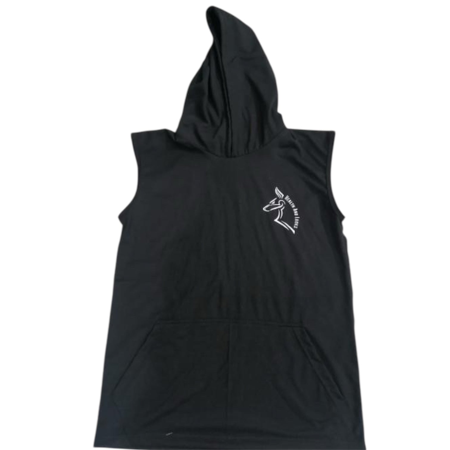 TDIM black sleeveless hoodie